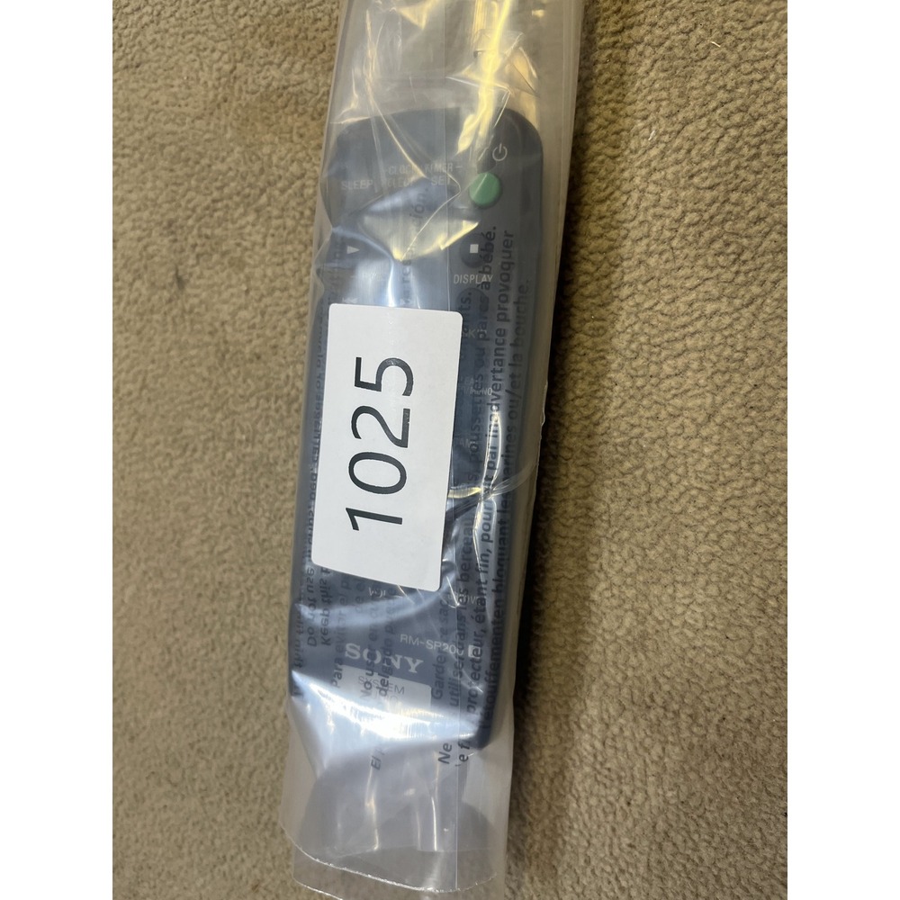 Sony RM-SR200 Audio System Remote Control Dark Gray OEM Replacement - Picture 5 of 5